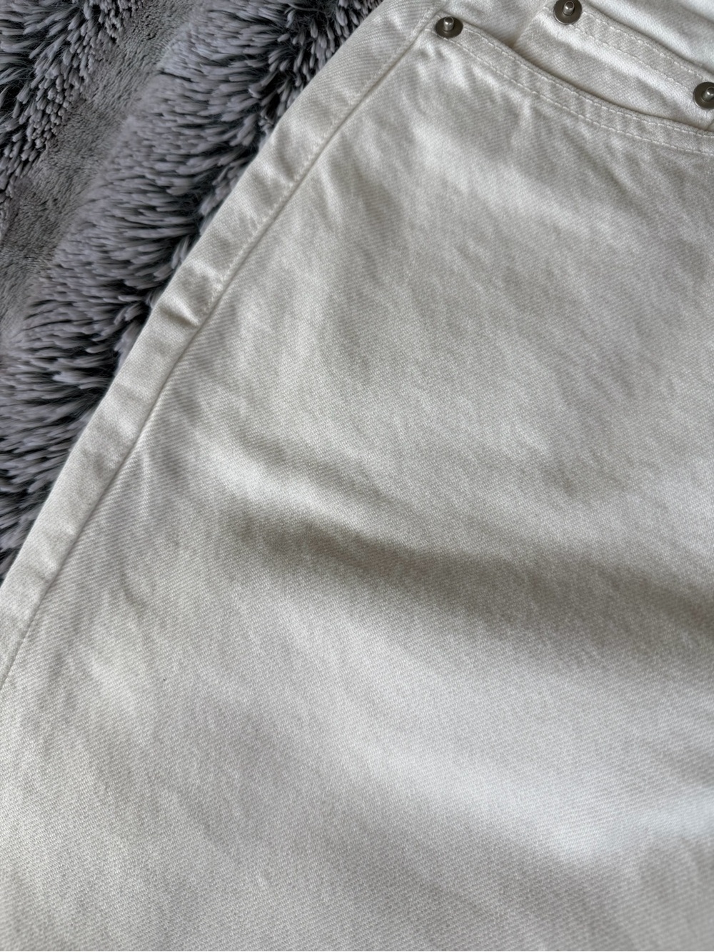 A.L.C White Straight Leg Jeans - Picture 7 of 8
